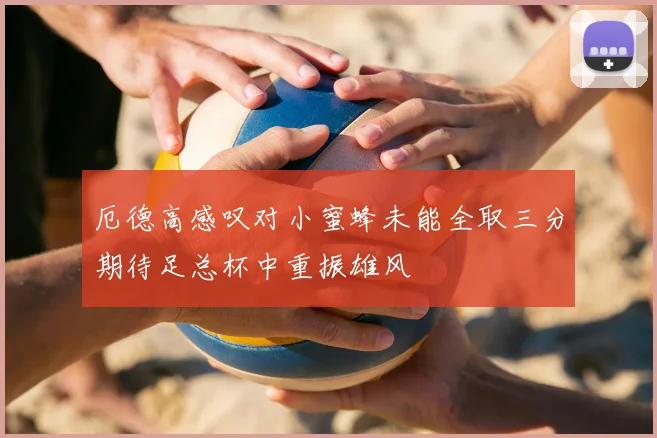 厄德高感叹对小蜜蜂未能全取三分期待足总杯中重振雄风