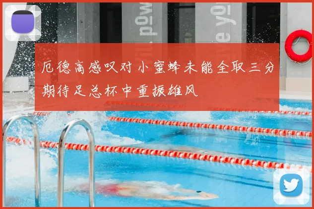 厄德高感叹对小蜜蜂未能全取三分期待足总杯中重振雄风