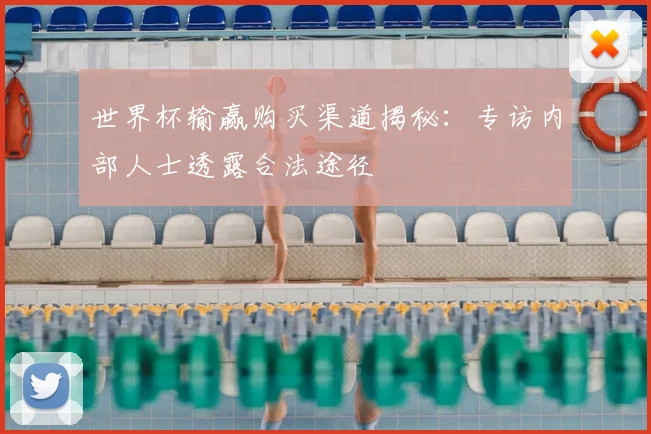 世界杯输赢购买渠道揭秘:专访内部人士透露合法途径